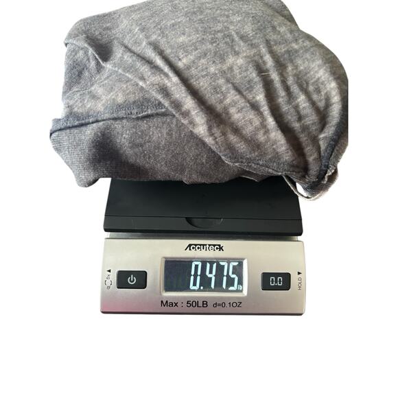 We The Free Oversized Dolman Tunic Top Gray Lightweight Slouchy Hi Low Hem Large - Picture 9 of 9